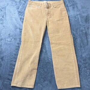 J.Crew Womens Corduroy‎ Vintage Pants Size 30P Tan Casual Comfort Career